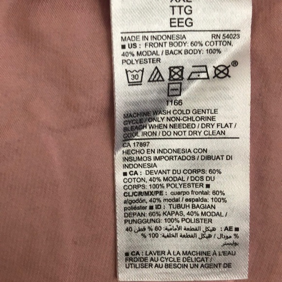 Old Navy NWT floral print /solid top - Picture 7 of 7